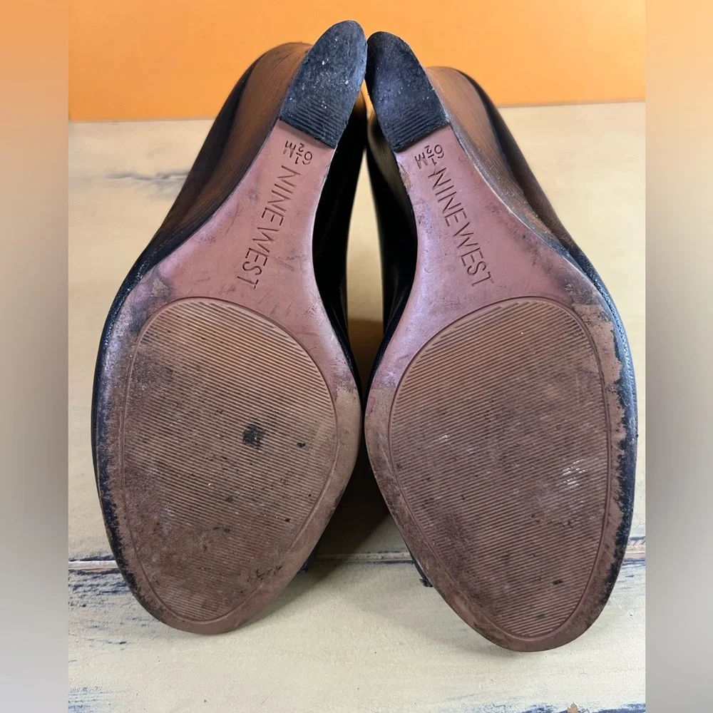 Nine West open toe wedges
